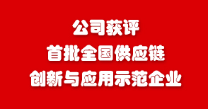 公司獲評(píng)首批全國(guó)供應(yīng)鏈創(chuàng)新與應(yīng)用示范企業(yè)